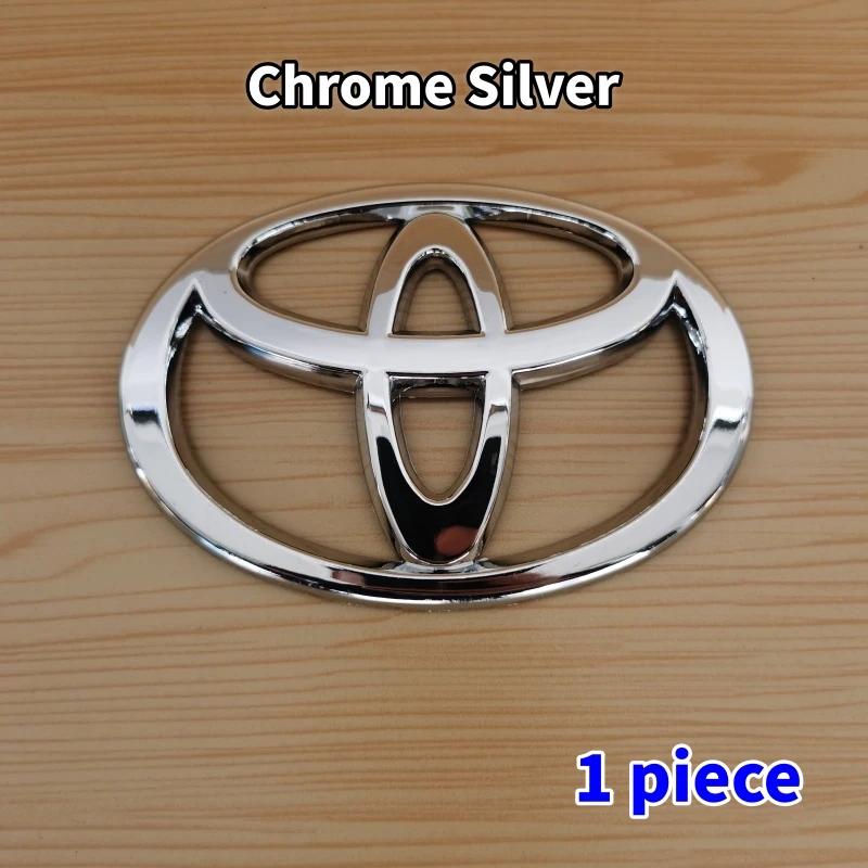 

3D Car Emblem sticker For Toyota Front Grill Hood Rear Trunk Logo Corolla Camry RAV4 Hilux Yaris Prius Prado Badge Accessory 10 CM X 7 CM