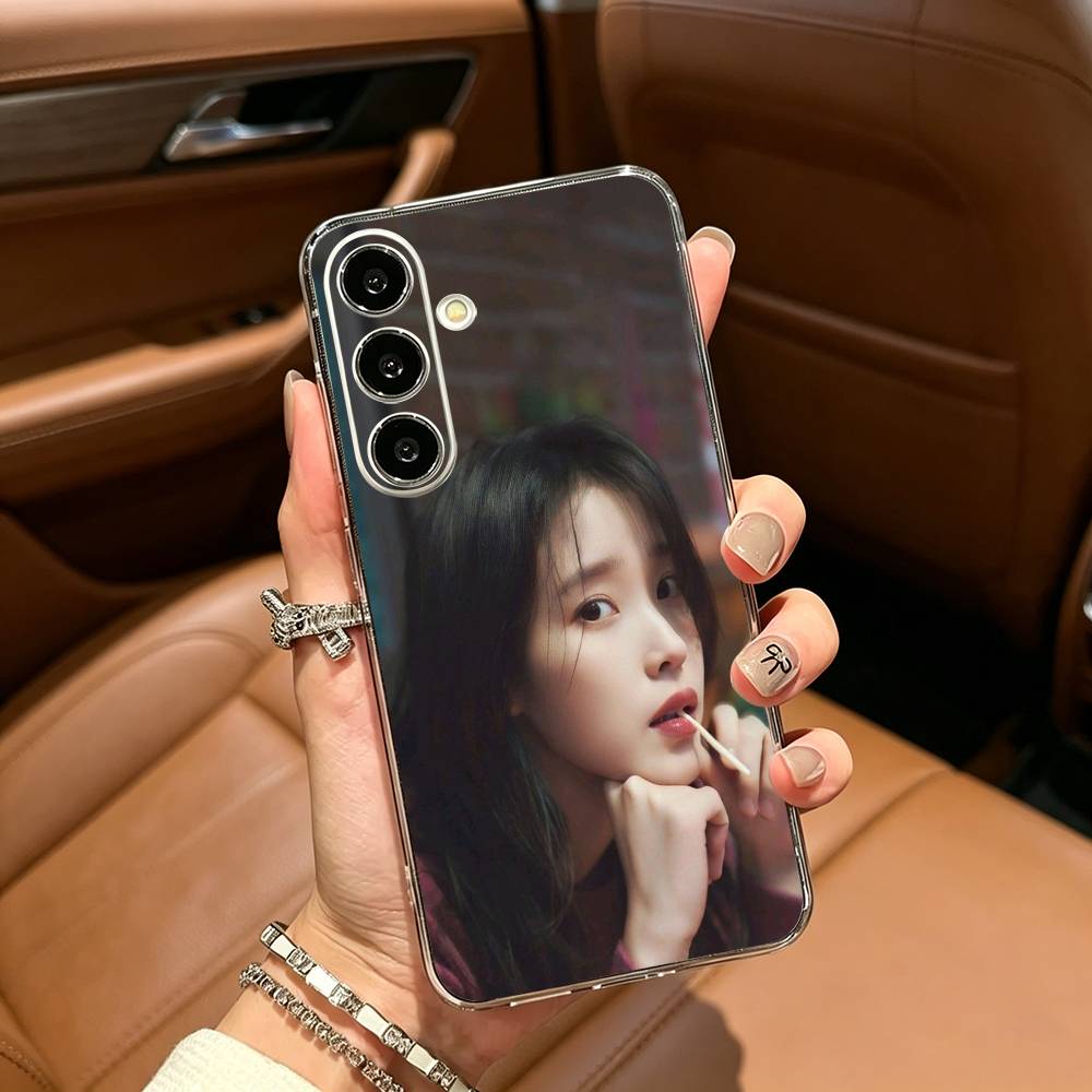 Versatile Actress-L-Lee Ji-eun Clear Phone Case for Samsung Galaxy A71, A70, A52, A51, A40, A30