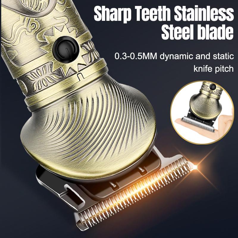 3 in 1 multi-functional professional men's electric hair clipper set Sculpting electric clipper 3 knife net reciprocating razor