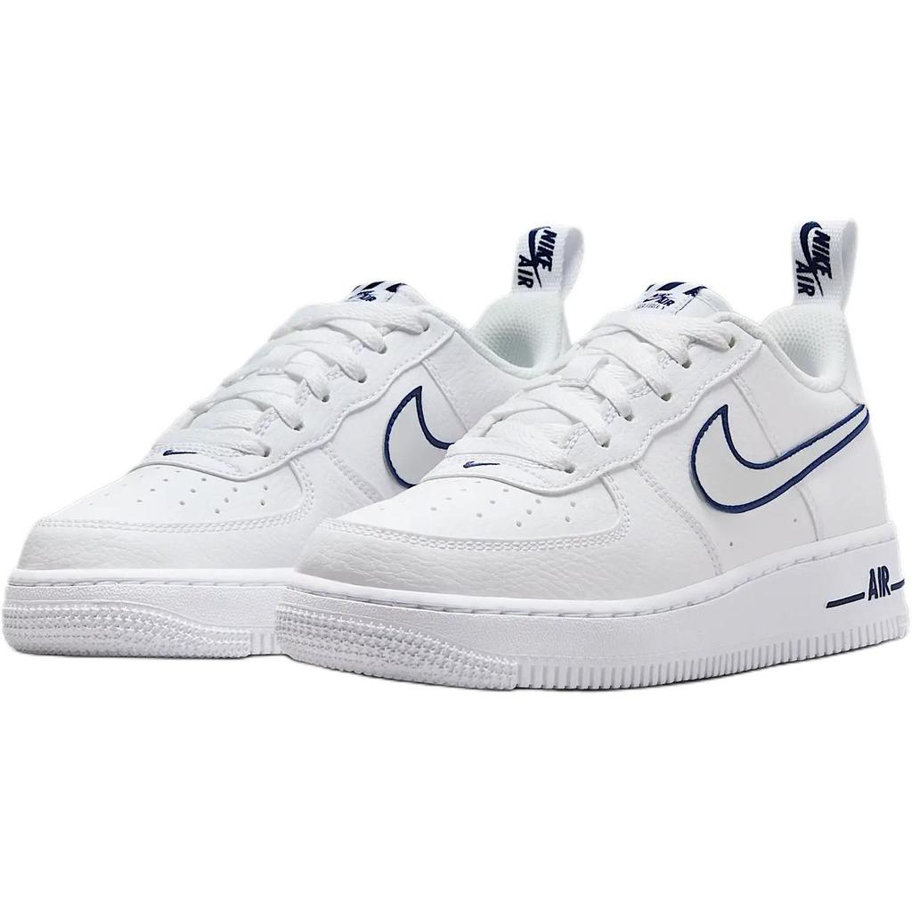 Nike Air Force 1 Lv8 Leather Versatile Comfortable Durable Low Top Casual Shoes Kids sneaker White IB2883-100