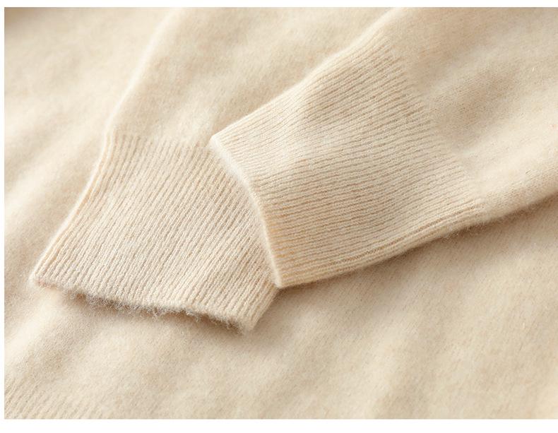Herren Wollpullover mit Rundhalsausschnitt - Weich, Locker und Bequem Vielseitige Strickware für Herbst und Winter