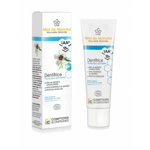 Dentifrice - M - Protection Anti-tartre - Bio - Miel De Manuka - Vegan - 75 Ml