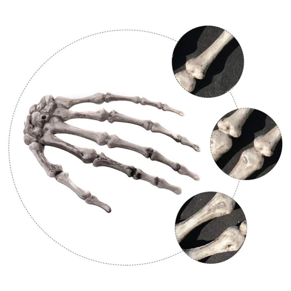Plastic Realistic Skeleton Hand Hand Bone Plastic Fake Human Hand Bone  Party