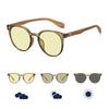 Feisedy Photochromic Blue Light UV B1169 Sunglasses, Blocking, Protection, Color-Changing Lenses, Non-Polarized TR90, Lightweight, Fashionable,