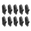 10Pcs Outdoor Camping Tent Clips Awning Tarp Clamp Windproof Tarpaulin Alligator Clips Tighten Lock Grip with Carabiner