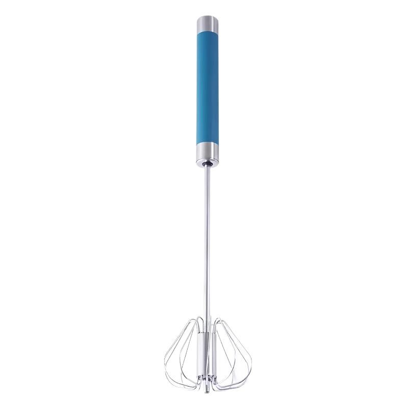 Stainless Steel Manual and Semi-automatic Household Handheld Egg Beater Baking Tool Mixer