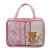 Rilakkuma Travel Pouch Set 7122 RK46. Pink Sakura