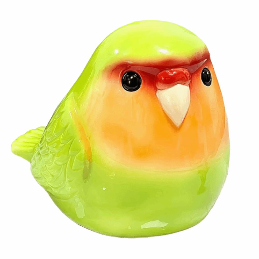 Cute Parrot Ceramic Tissue Box Lovely Napkin Storage Case Storage Supplies