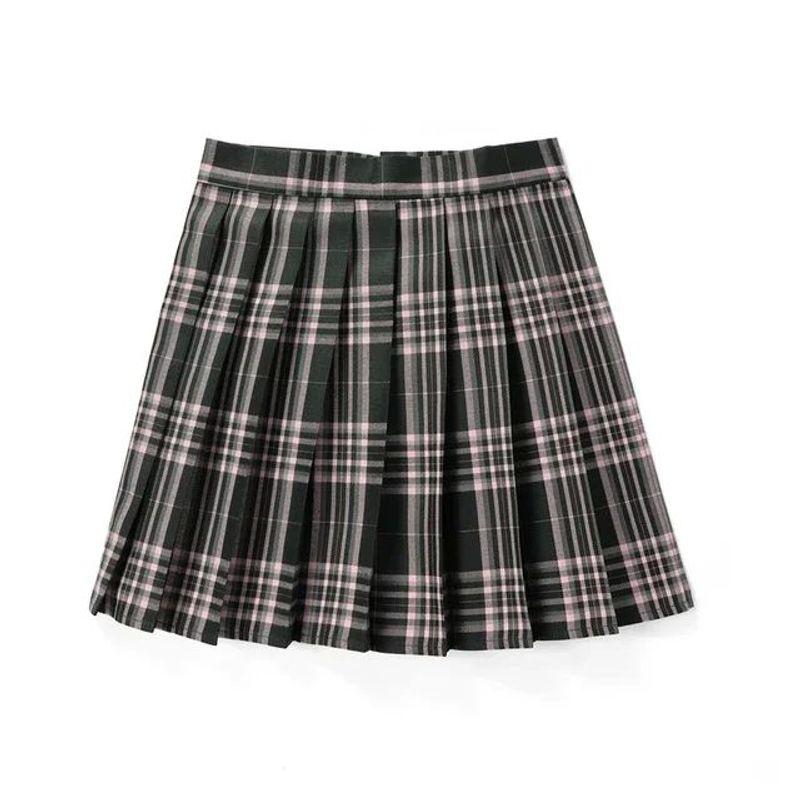 

Juku JK Japanese School Uniform Short A- Line Mini Skirt Girl 22 XL(XL)