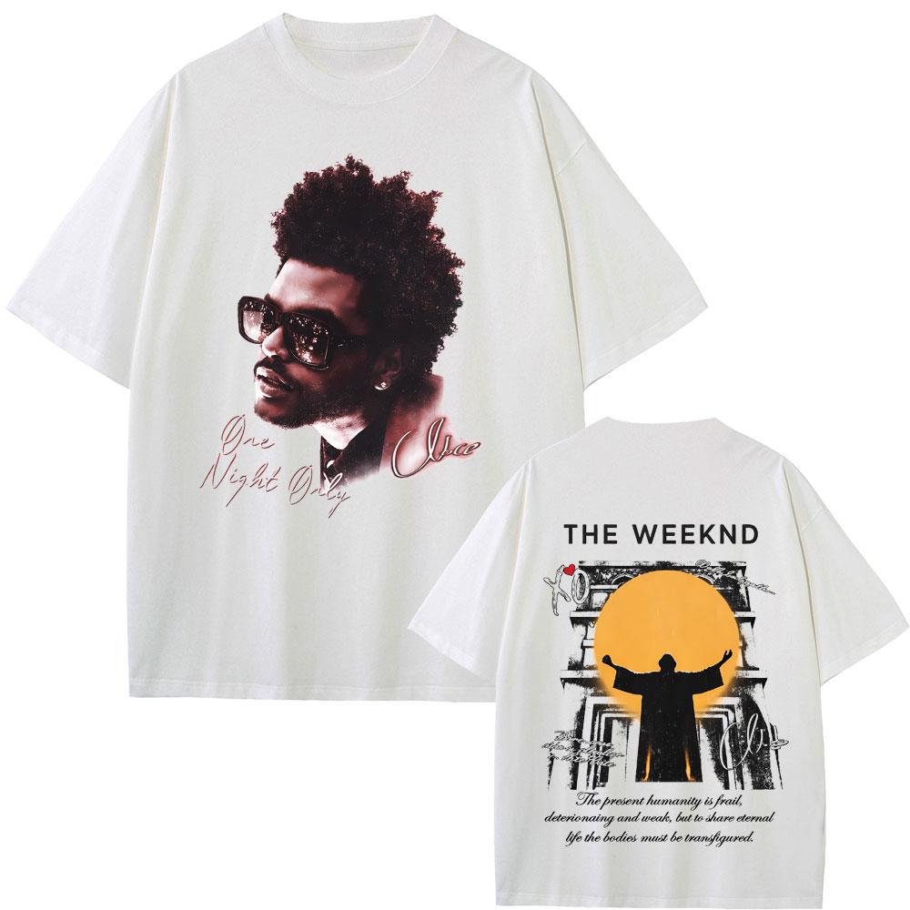 Rapper The Weeknd XO Tour 2026 T Shirt Unisex Women Hip Hop Fashion Pop Music Short Sleeve Tshirt Unisexs Casual Vintage Streetwear