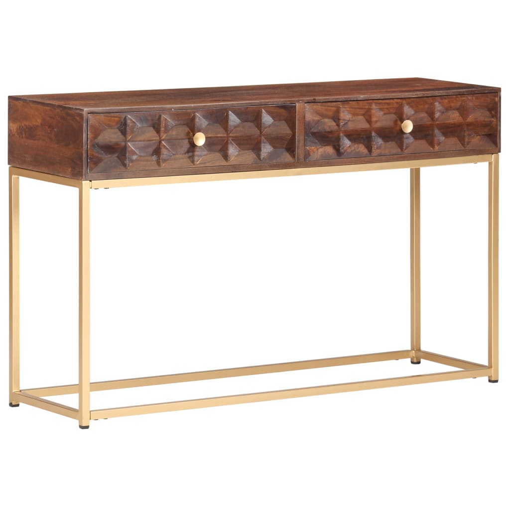 Console Table 122 x 36 x 75 cm Solid Mango Wood