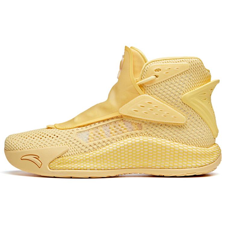 

Новые баскетбольные кроссовки Anta KT5 KT Third Jersey с высоким верхом для высоких результатов, мужские, светло-желтые 112021101-4 44.5