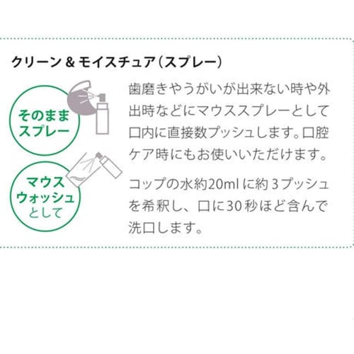 [Bulk Purchase] Oralpeace Clean & Moisture Spray 30ml Mint (Set of 3)
