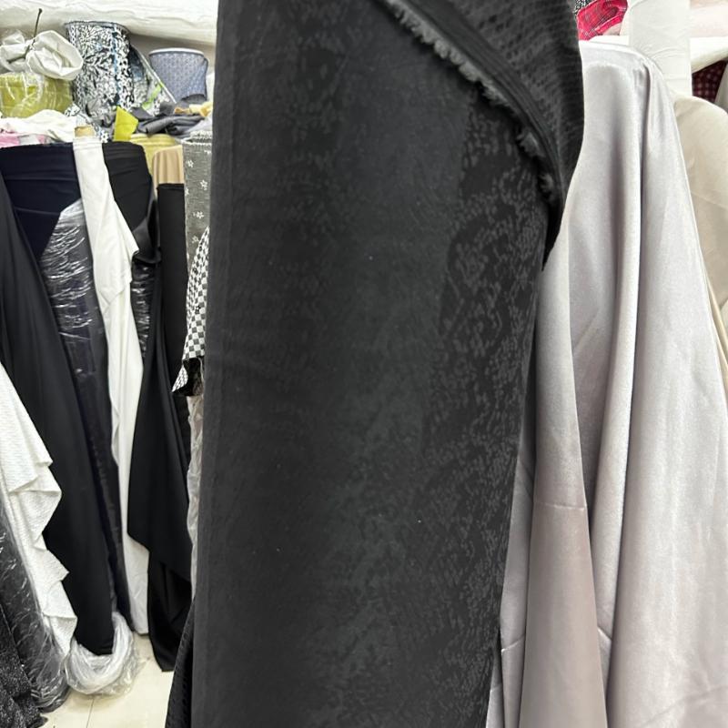 Micro-elastic Coated Python Patterned Fabric Pants Skirt Designer Clothing Fabrics Wholesale Cloth for Diy Sewing Material