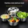 Jiemengzhe Double-Layer Insulated Stainless Steel Rice Bowl