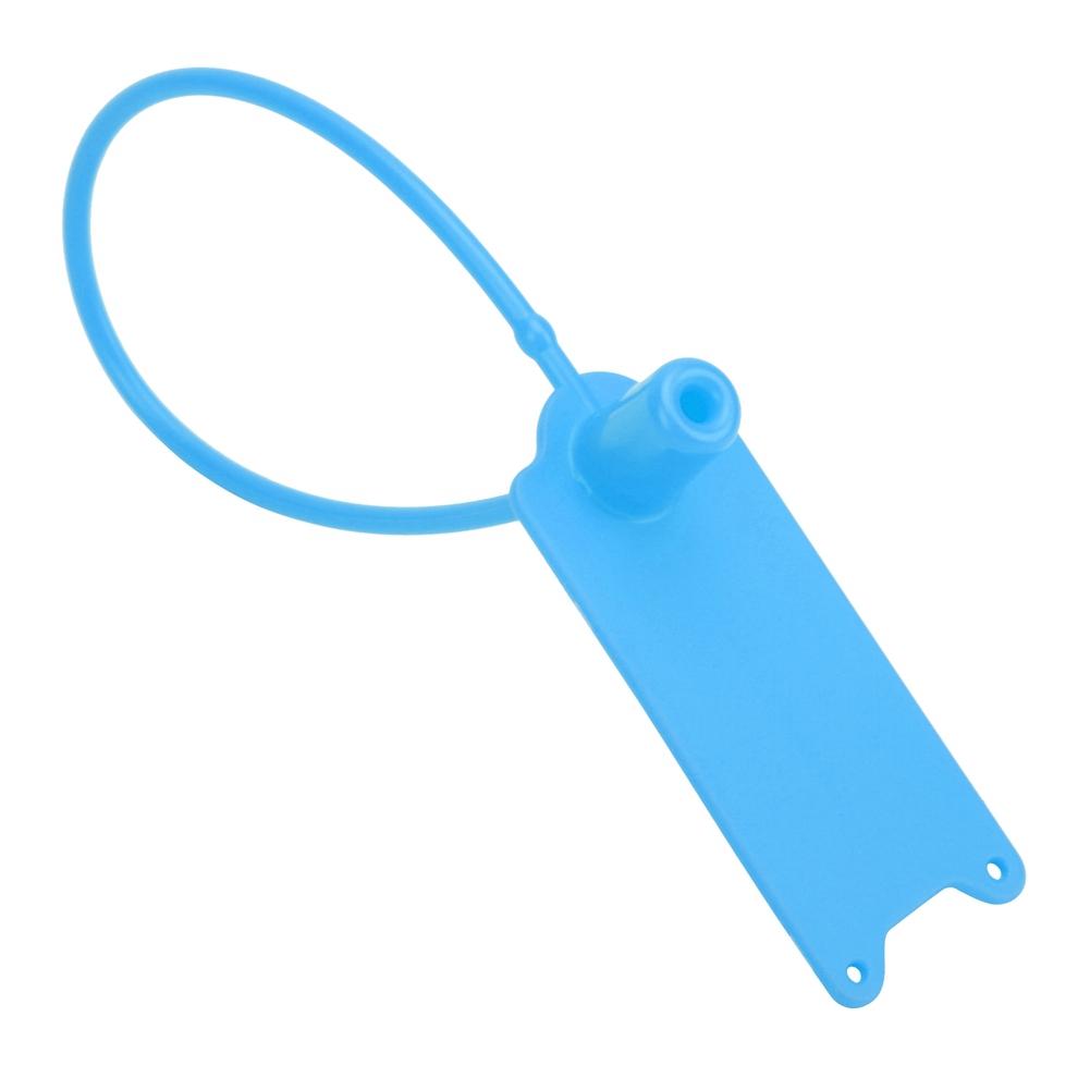 100Pcs 195mm Disposable Cable Anti Theft Self Locking Tie for Clothes Suitcase Shoes Bag Label (White )