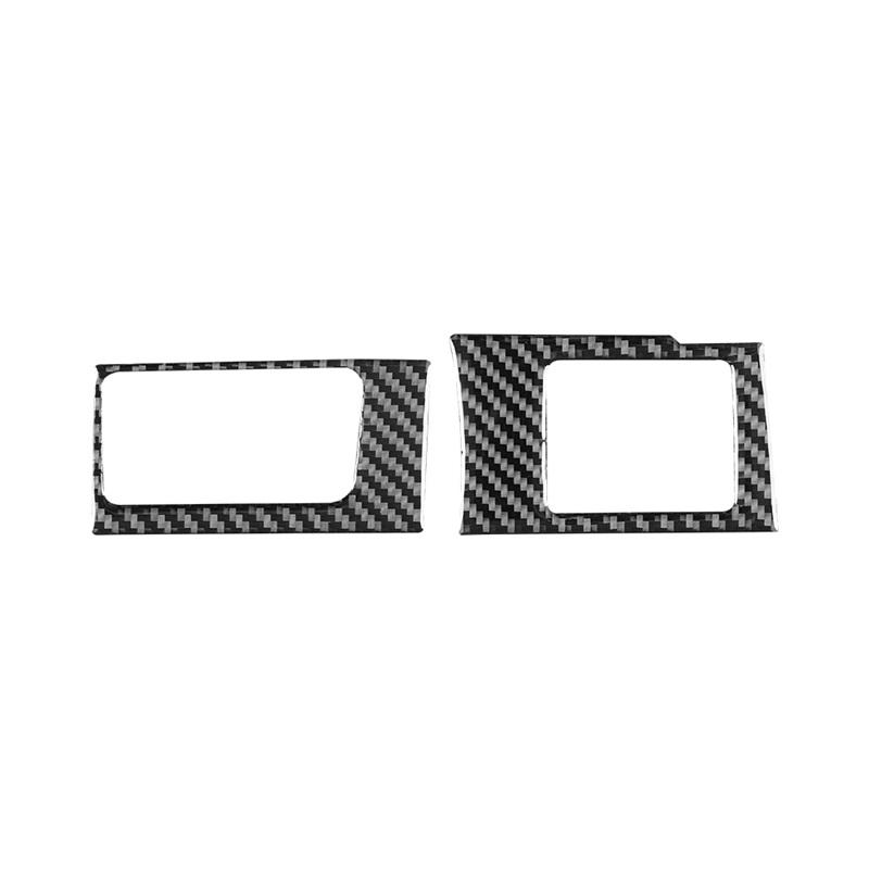 For Honda CRV 2007 2008 2009 2010 2011 Accessories Carbon Fiber Car Center Control Side Dashboard Card Storage Box Frame Cover