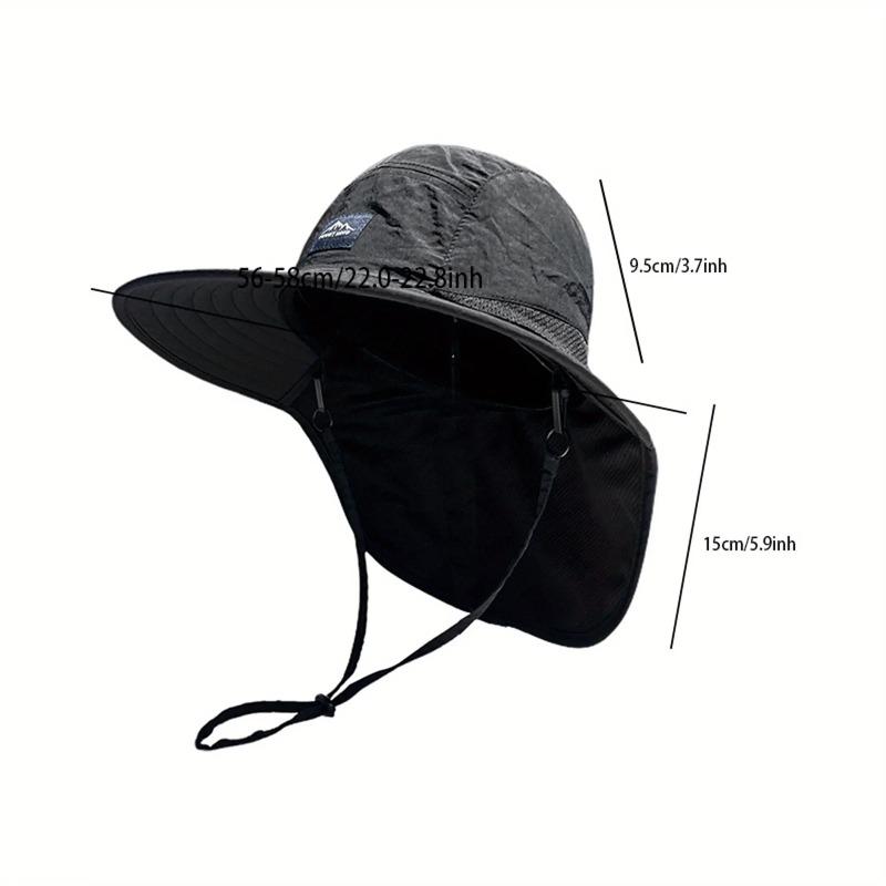 Cappello da Pescatore Protettivo dal Sole per Uomo e Donna, Adatto per Pesca, Viaggi, Campeggio all'Aperto ed Escursionismo