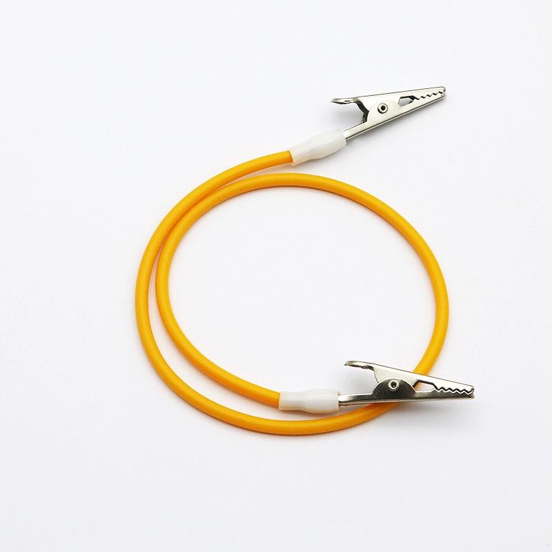 Dental Silicone Bib Clip with Stainless Steel, Double-Ended for Clinics