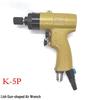 Lish Air Pneumatic Screwdriver K-5P/K-8P with Industrial Grade Bit Cone 5H/8H