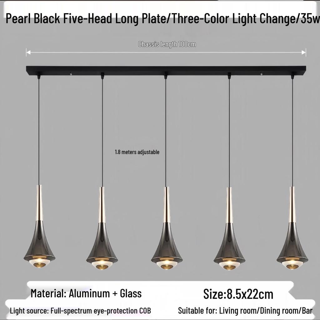 Modern Minimalist Liftable Luxury Pendant Light for Bedroom and Dining Room