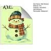 Removable Winter Wall Decorations for Home Glow in The Dark Snowman Stickers Christmas Decor, PVC Versatile Holiday Accents Living Room Decals,