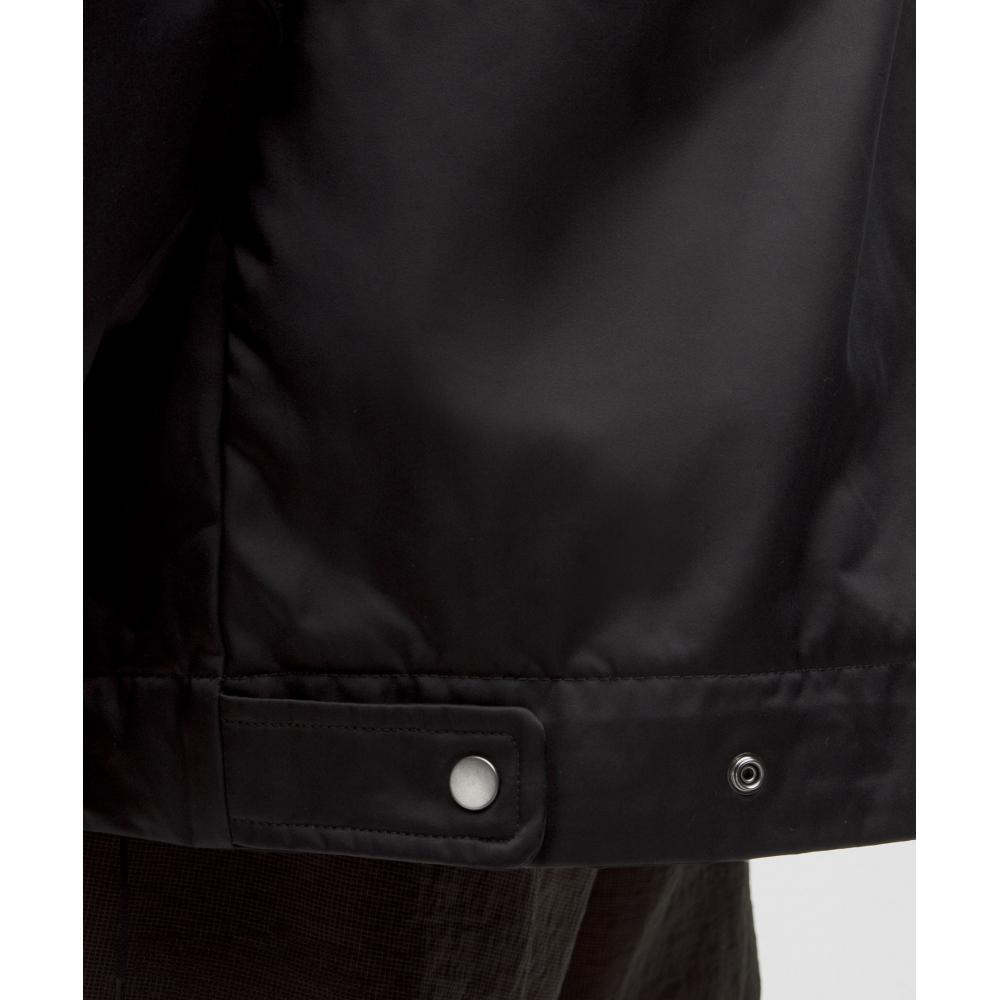 Lululemon Taffeta Removable Hood Collared Jacket  Slnsh Collection Black