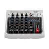 Muslady MIX-400 Professional 6-Channel Audio Mixer Mixing Console 3-Band EQ with Reverb Delay