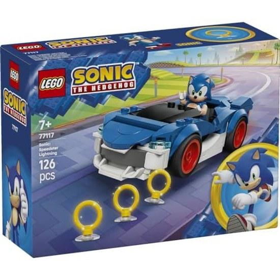 LEGO Sonic Hedgehog Speed Star Lightning Toy Birthday Present Blocks Boys Girls Children 7 Years Old 8 9 Elementary School Game Pretend Play 77117