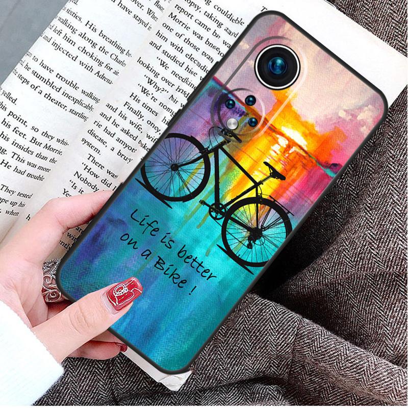 Ride Mountain Bike Bicycle Art Case For Honor X9a X8a X7a X6a X6 X7 X8 X9 X8b X9b 50 70 90 Magic 5 Lite Magic 6 Pro Cover