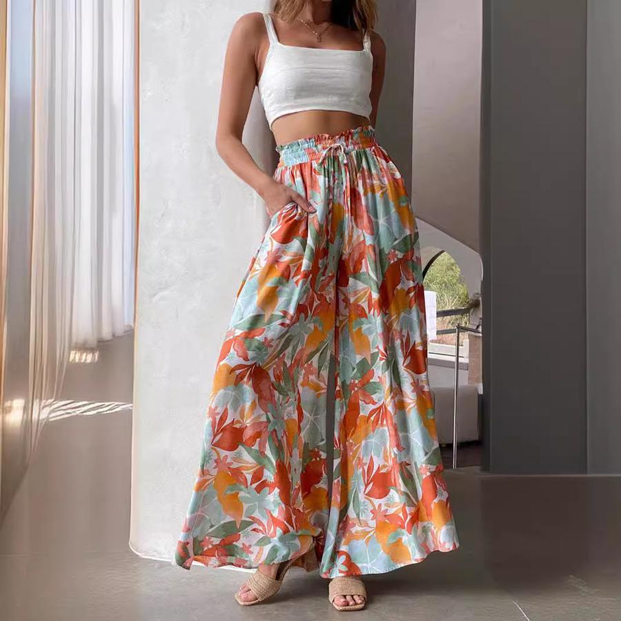 Fall Winter Casual Wide Leg Pants Women Loose Fashion Trousers
