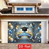 2D Flat Graduation Celebration Banner Versatile Decor for Graduation Parties Home Decor Polyester