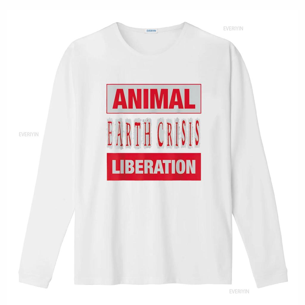 Animal Earth Crisis Liberation Rights T Shirt vintage Washed Comfortable Stylish Top For Everyday Wear Slightly fashion Casual