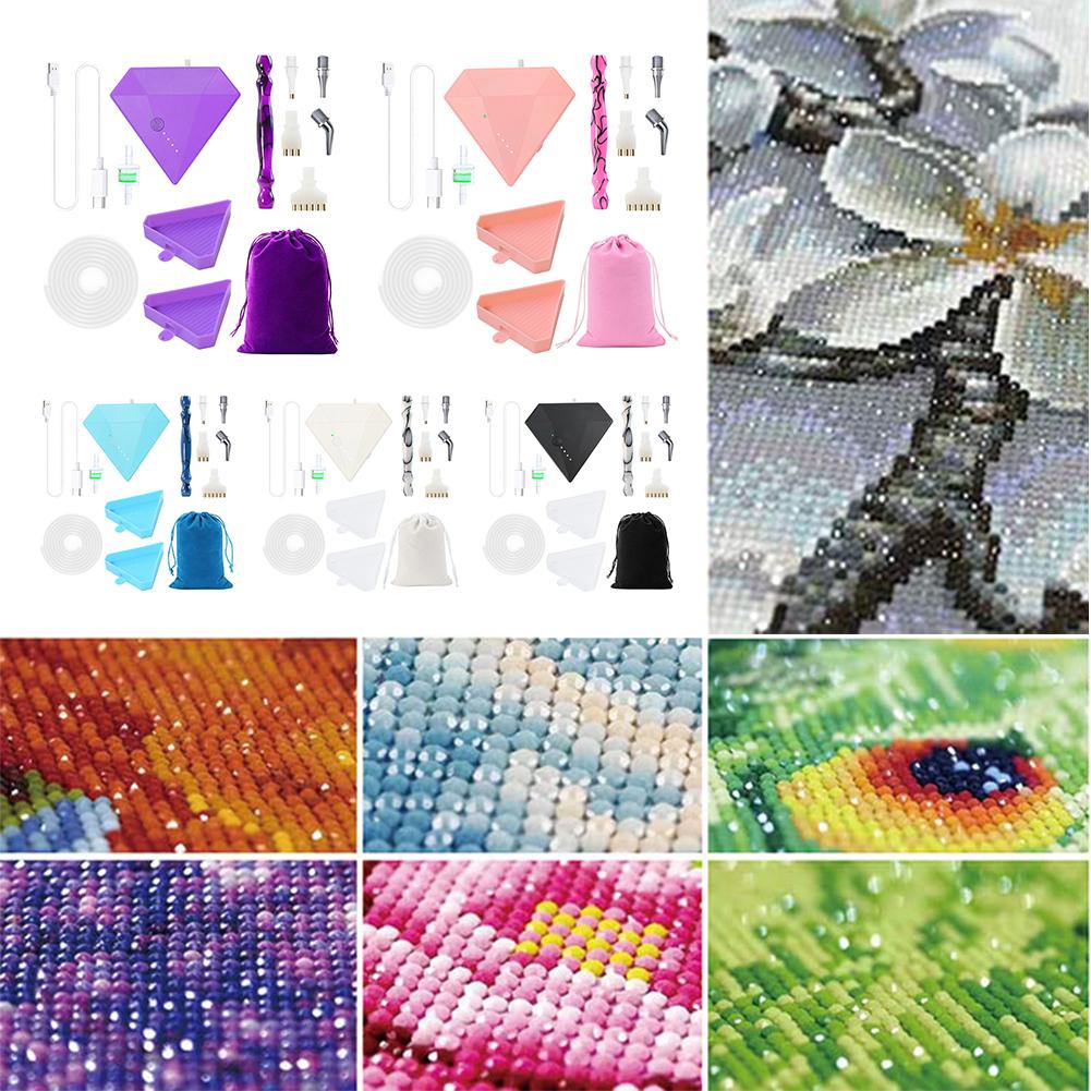 Elektrisches Diamant-Saugwerkzeug Tragbares Saug-Diamant-Vakuumgerät Wiederaufladbares Diamant-Malerei-Sauggerät für Kunsthandwerk