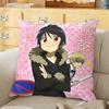DDurarara Anime Cushion Cover Soft Durable Reversible Pillow Cover Home Car MultiScene Daily Comfort Pillowcase