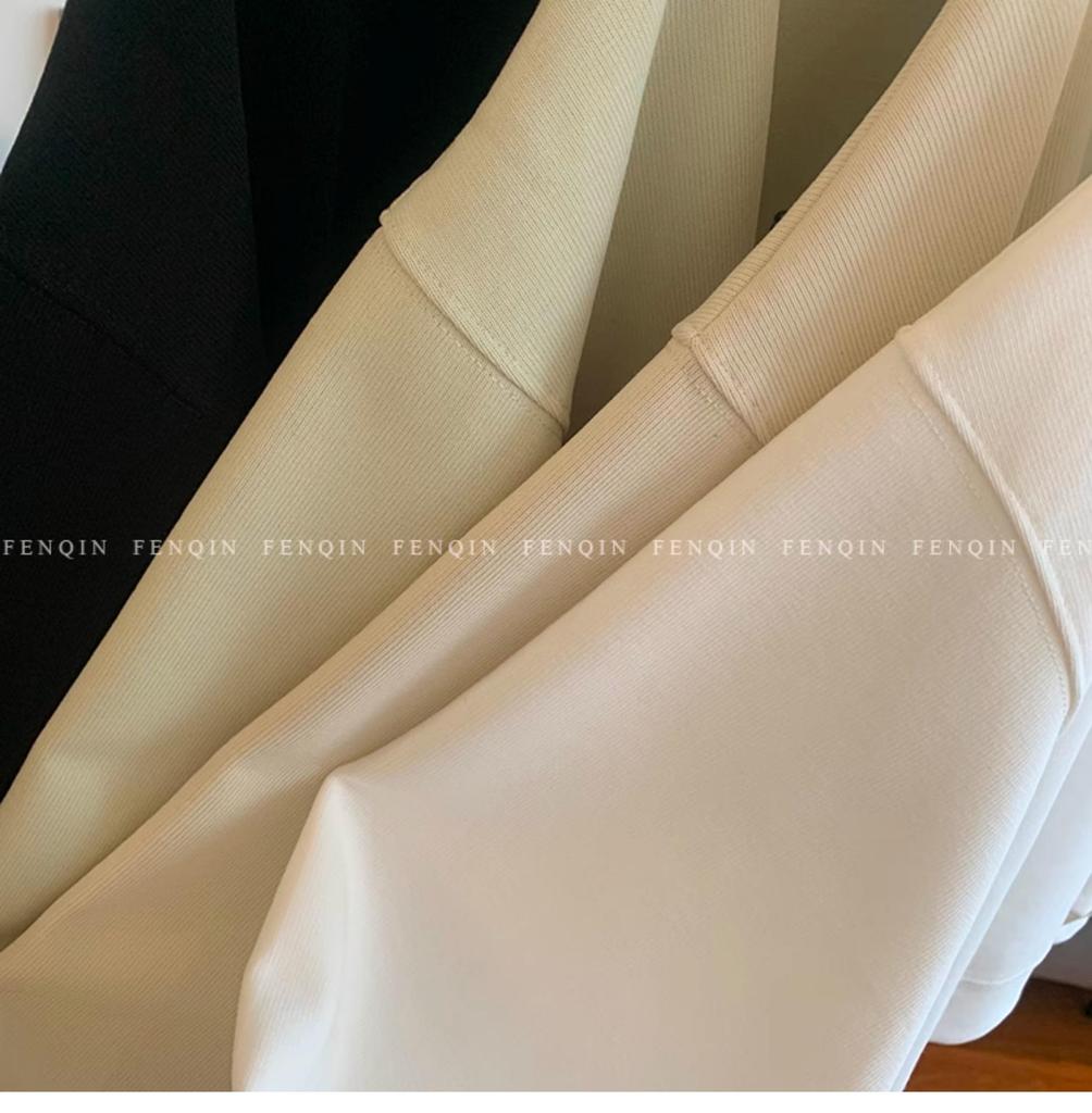 Plus Size European High Waist Stand Collar Sweatshirt for Women - 2025 Spring/Autumn, New Loose Slimming Short Top