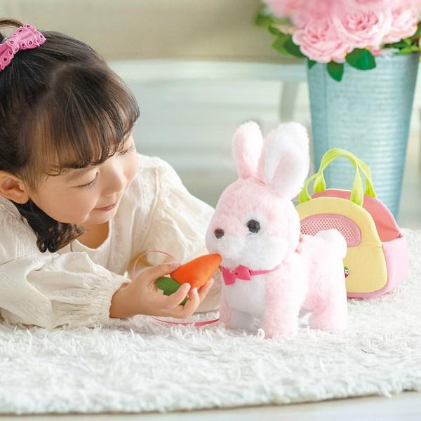 One&One Hello Pet Talking Baby Rabbit Doll That Fits In Your Bag, 270mm, Mixed Colors, Popular Toys for Korean Children