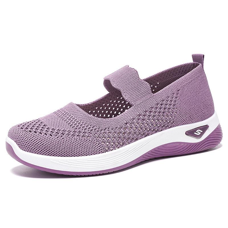 Women's Shoes Summer Women's Shoes Middle-aged and Elderly Mother Shoes Lightweight Hollow Breathable Old Beijing Cloth Shoes