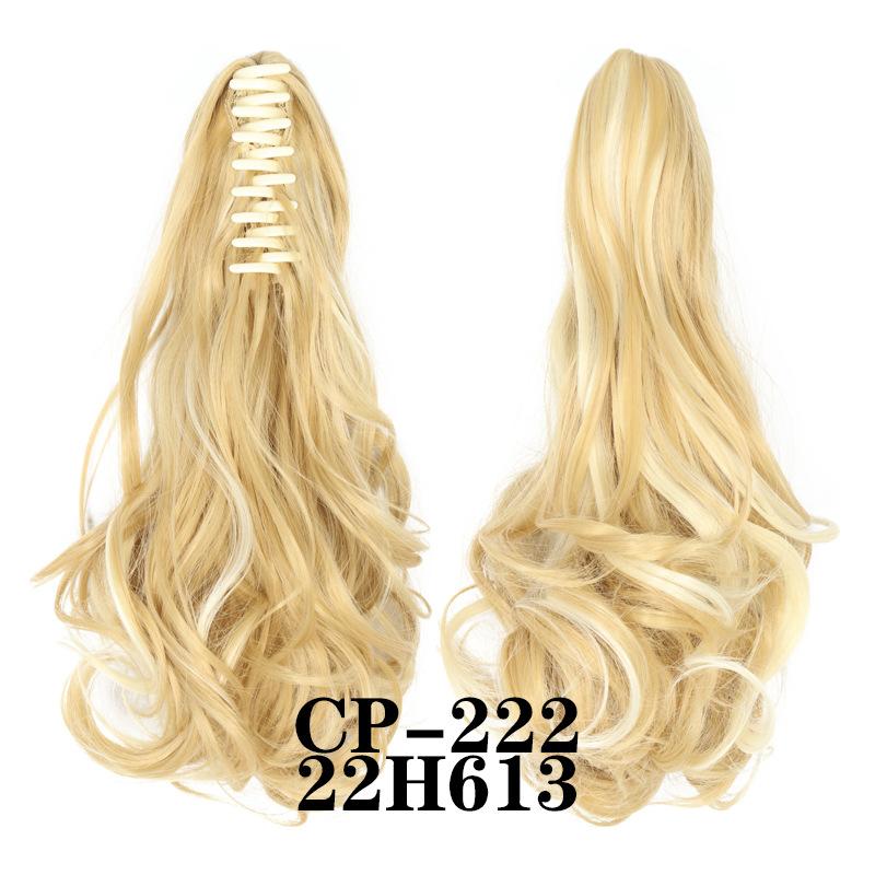 Claw Clip In Ponytail Extension Synthetic Hairpiece Curly Wavy Hair Extension 15 Inch Long Ponytail Hairpieces For Women Girl