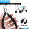 NAGELWUNDER Nail Clippers Toenail Clippers Stainless Steel Toenail Scissors Thick Toenails