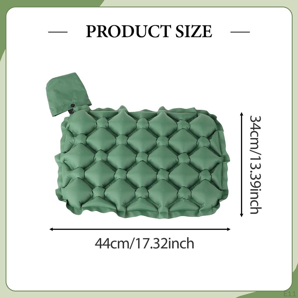 Inflatable Seat Cushion Air Sitting Mat Portable Chair Breathable Pad Waterproof Tear