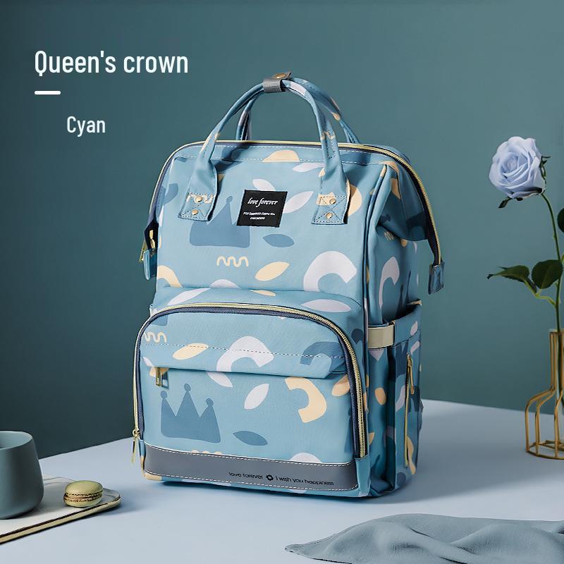 

Цинь Ду 2021 Модная сумка для мамы: Многофункциональный рюкзак и наплечная сумка большой вместимости для мамы и малыша