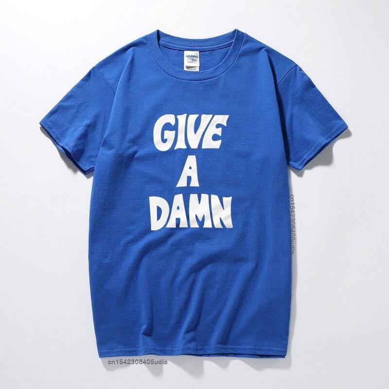 Give A Damn As Worn By Alex Turner T-Shirt Premium Cotton Music Top Camisetas Hombre Fashion Short Sleeves Tee Shirt