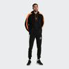 Puma Colorblock Hooded Sweatshirt Men Tops Black Orange 530272-51