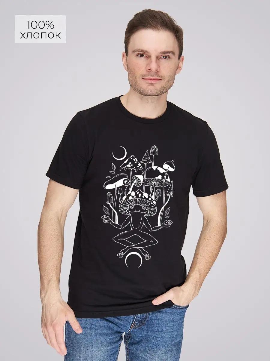 Mushrooms print T-shirt 2XL