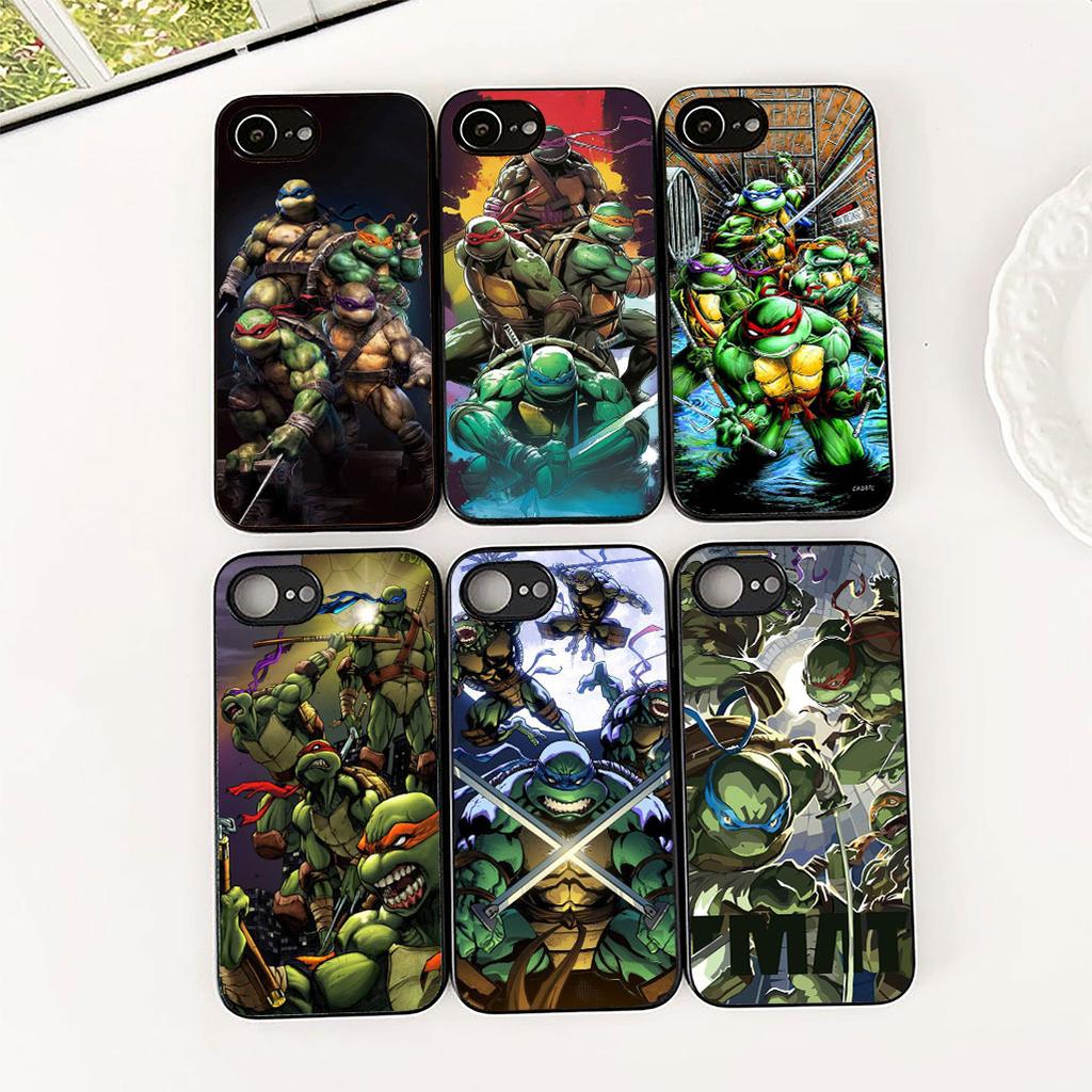 Casing for Apple iPhone 17 Pro XS Max Air 6 7 8 Plus 5 + SE 2022 SE2 16E Phone Cover Soft Case Ninjas Poster Turtles Wallpaper