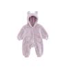 Neugeborenen Baby Strampler Niedliche Fleece Kleinkind Junge Mädchen Overalls Kleinkind Kapuzen Schlafanzug