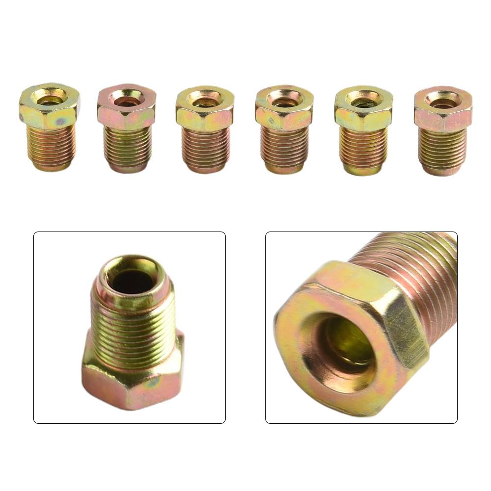 Metric Nuts 3/16\" Pipe 6pcs Accessories Brake Pipe