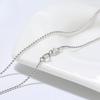 Rinntin Handgefertigt 925er Sterlingsilber Mode 1,2 mm Kugelkette Halskette für Damen Kettenschmuck Geschenk