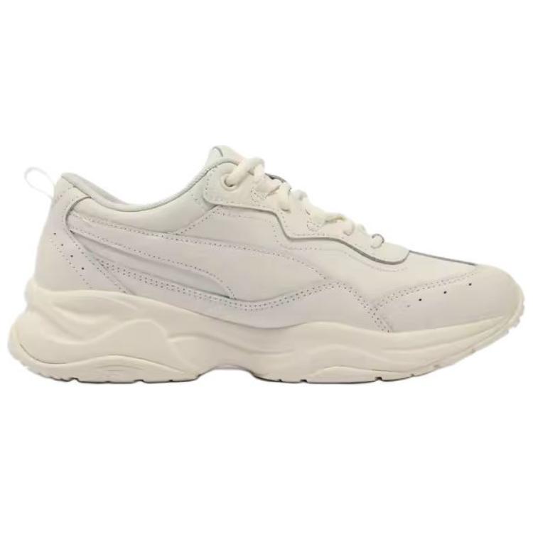 Puma Cilia Bow Comfortable Retro Low-Top Lifestyle Shoes Women Sneaker Beige 403077-01